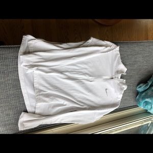 Nike quarter-zip long sleeve dri-fit top